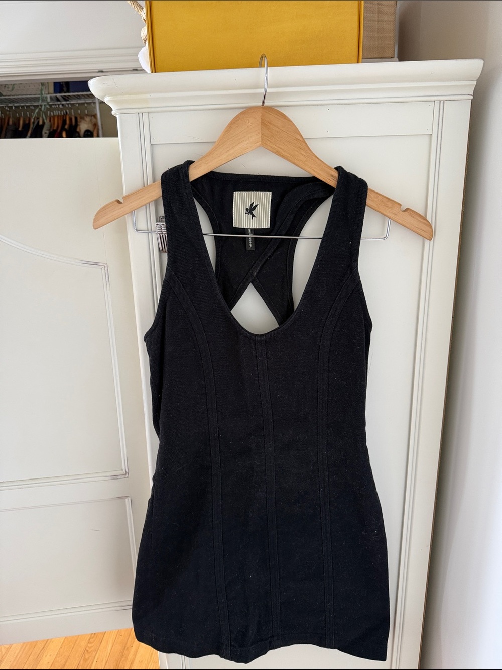 Boutique Black Racerback Tank Dress